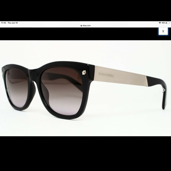 ?️DSQUARED2 DQ0018 Sunglasses 60/11 135 /KAA426?️​ NEW DSQUARED2 DQ 0018 01A Authentic Sunglasses | eBay main image 3